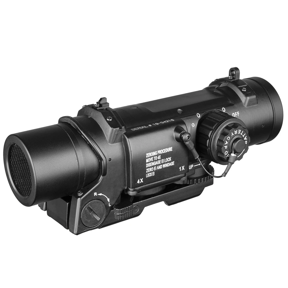 Комбинация 1X-4X прицел винтовка двойная роль оптический прицел страйкбол magniflifate тактический прицел охотничьи прицелы Red Dot Ak 47 Riflescope