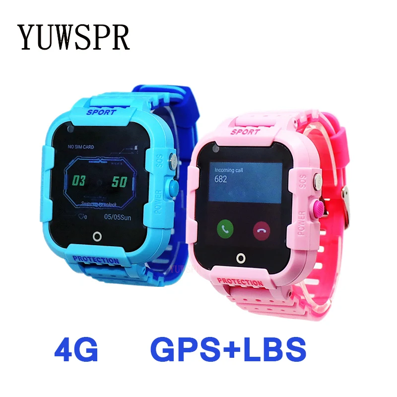  Smart watch 4G kids GPS tracker IP67 waterproof camera mom assured WIFI location SOS Two-way callin