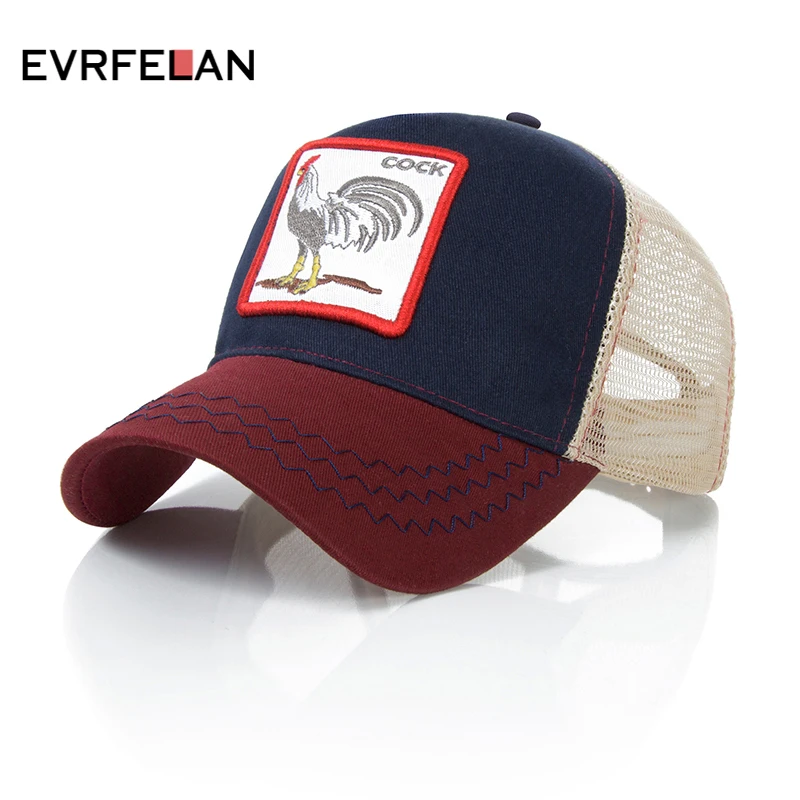 

Dropshipping Women Men Baseball Cap Summer Mesh Breathable Snapback Caps Unisex Animal Embroidery Hip Hop Hat Bone 60 Colors