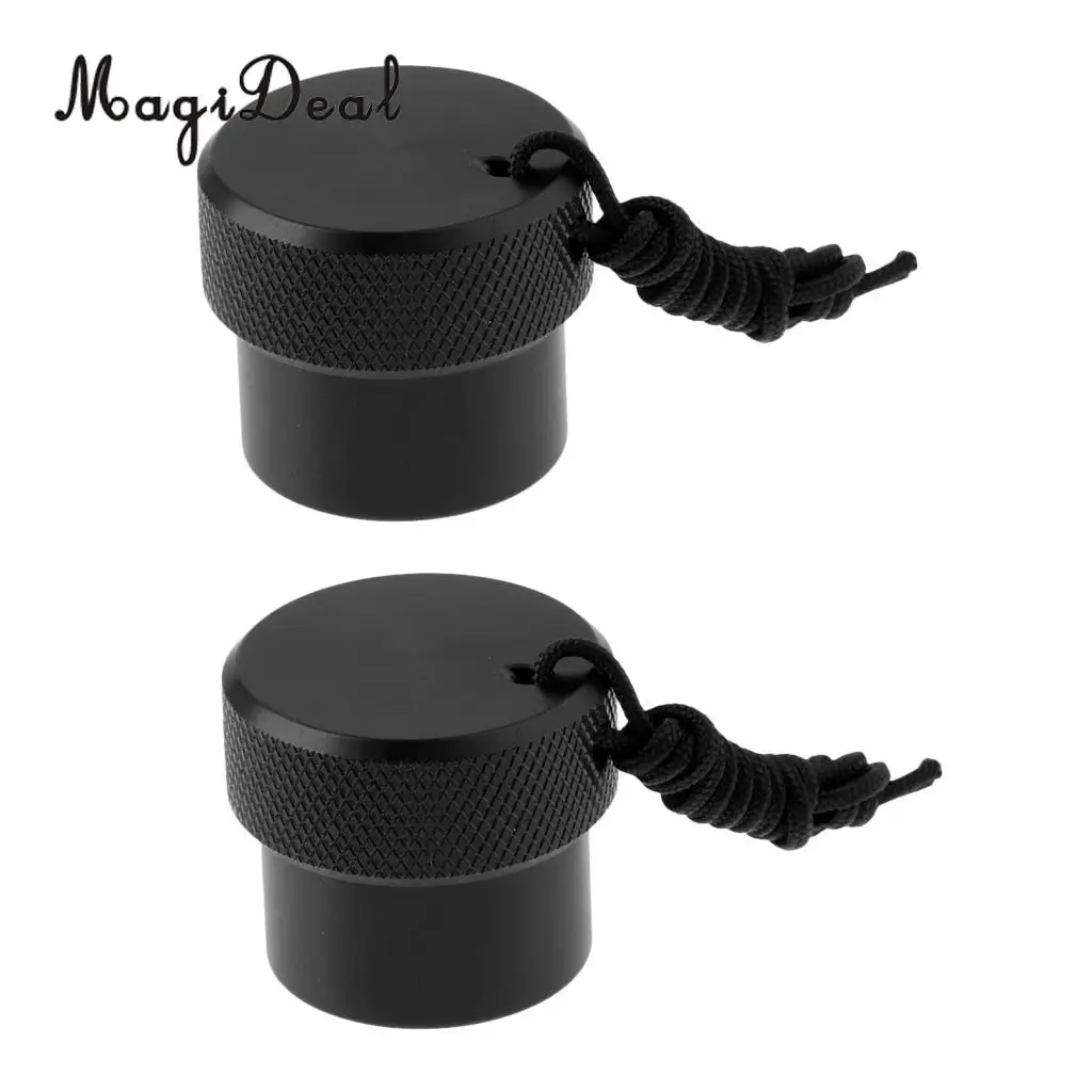MagiDeal 2Pcs Durable ABS Scuba Diving Dive DIN Regulator Tank Valve Threaded Dust Plug Protector Cap Replacement Accessories