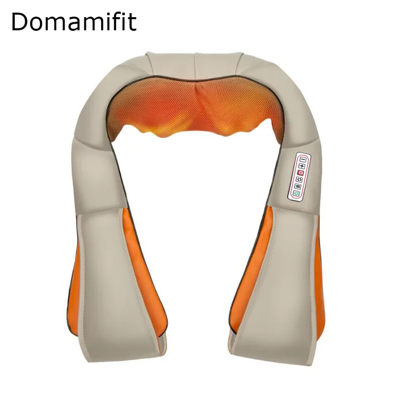 Домашний автомобильный шиацу шейный массажер для спины и шеи шаль Электрический роликовый тепловой прибор ручной китайский домашний автомобильный массажный аппарат