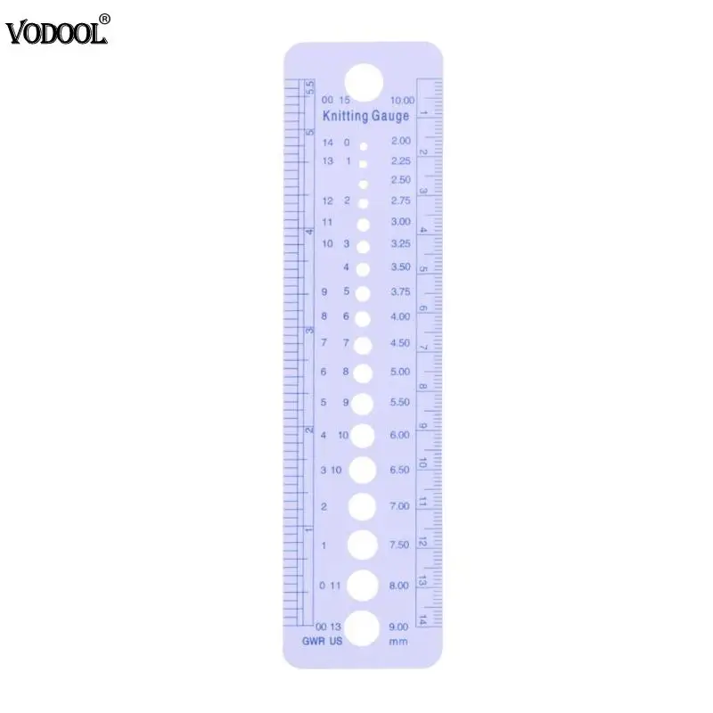 VODOOL 1 шт. Профессиональный вязаный свитер игла манометр отверстия пластиковый