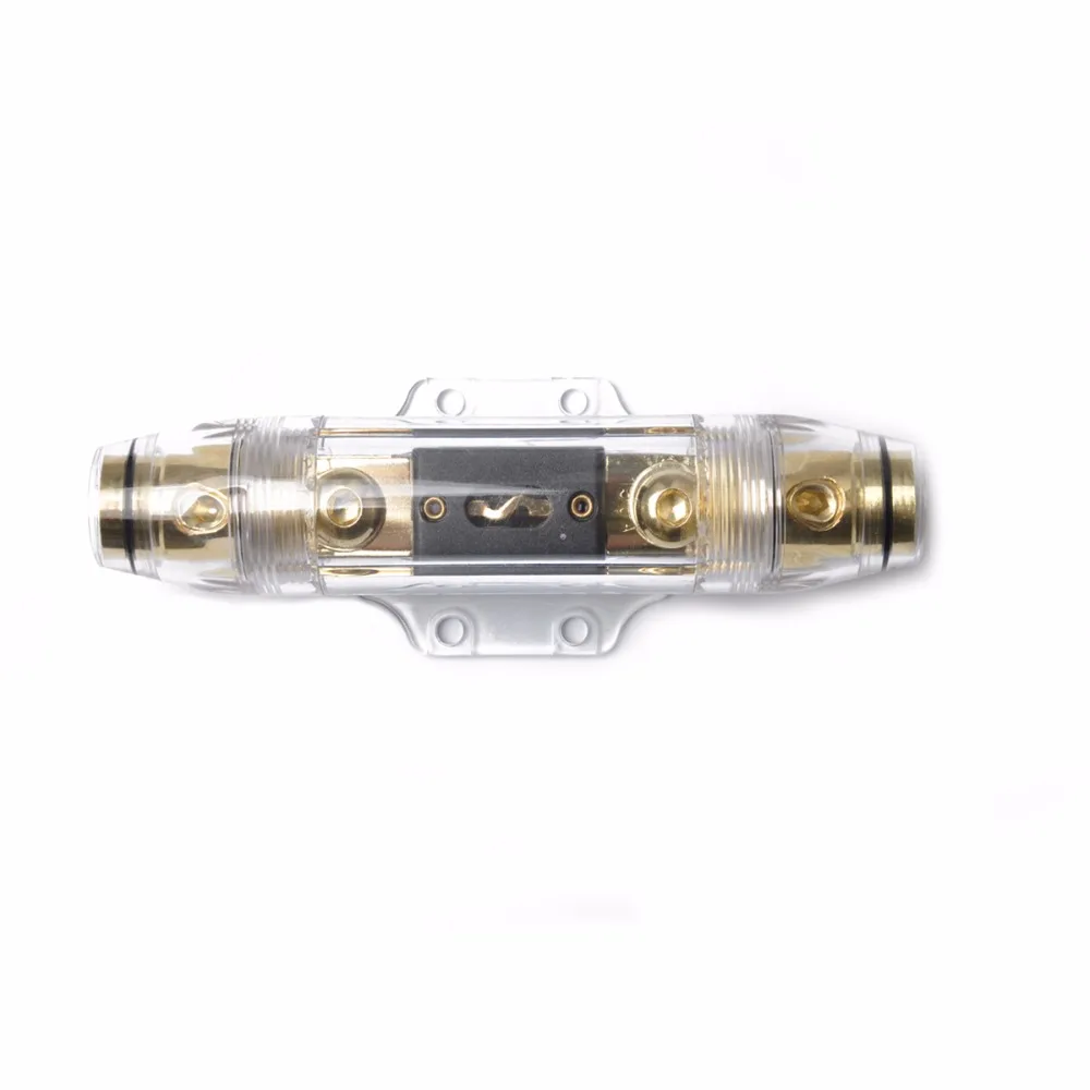 

NEW Inline Waterproof ANL Fuse Holder Gold Plated 0 Gauge And 150Amp Gold Plated ANL Fuse