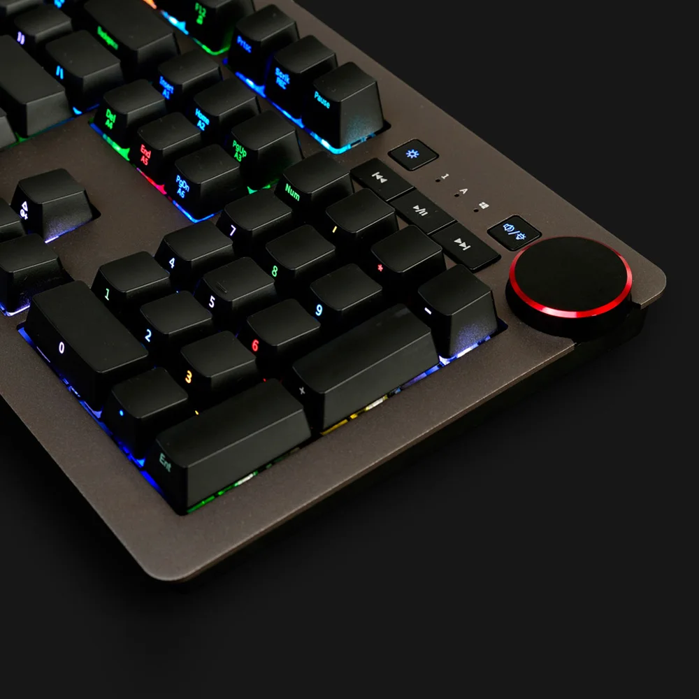 НОВЫЙ AJAZZ AK60 NKRO механическая клавиатура с 110 ключей RGB Подсветка Plug And Play ABS