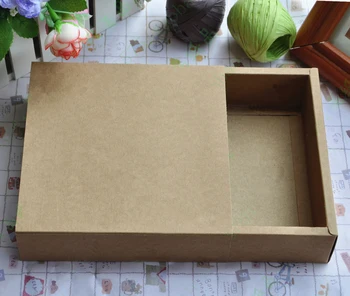 

18*18*5cm Kraft paper drawer box Square gift food toy tool Tea Backing Cake box/Biscuit snack packaging paper boxes50pcs/lot