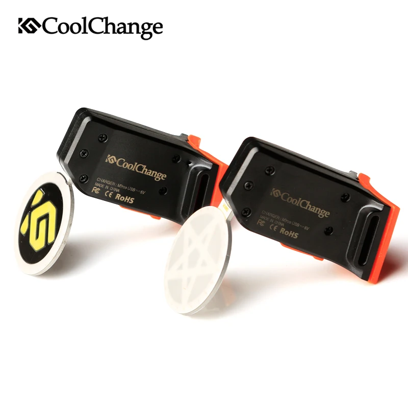 

CoolChange Bike Light Waterproof Taillight Cycling Light USB Rechargable Warning Lamp Safety Night Riding Bicycle Rear Light