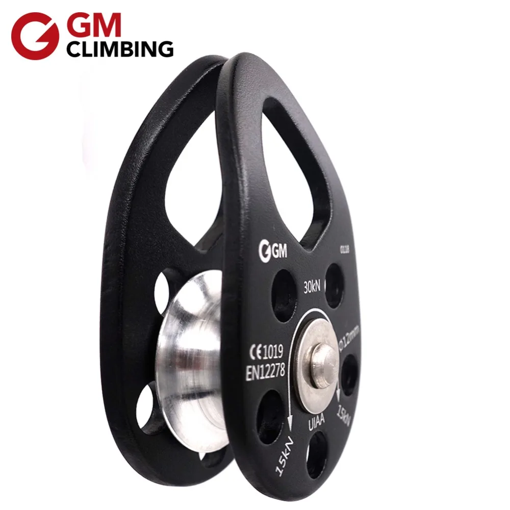 Najtaniej Koło wspinaczkowe GM CE UIAA 30kN huśtawka policzek mikro krążek linowy sprzęt ratowniczy na zewnątrz Arborist wspinaczka skałkowa
