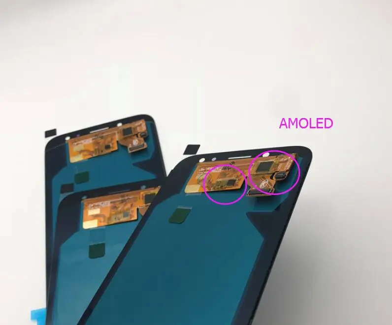 5,5 Супер Amoled дисплей для samsung Galaxy J7 Pro J730 J730F J730FD ЖК-экран сенсорный дигитайзер сборка - Цвет: j730 gold AMOLED