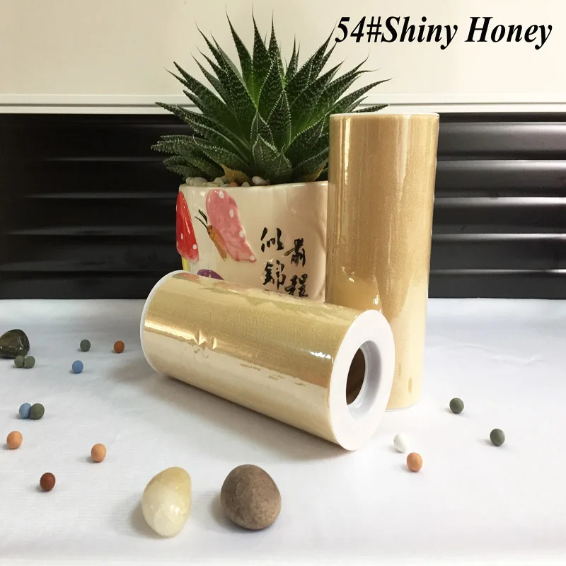 

/ Shimmering Honey Color 25yards Tulle Roll Spool