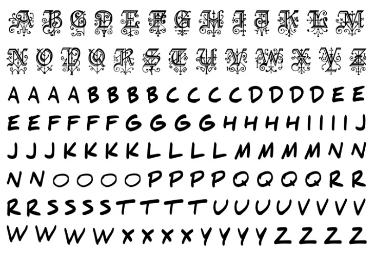 

Waterproof Temporary Fake Tattoo Stickers Cool Black English alphabet Design Body Art Make Up Tools