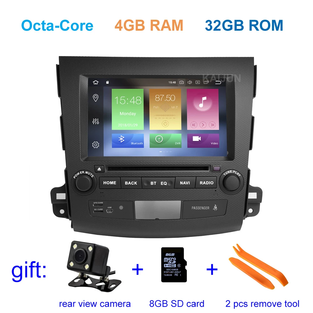 

Octa core 4G RAM Android 8.0 Car DVD multimedia Player for Mitsubishi Outlander with wifi BT GPS Radio stereo