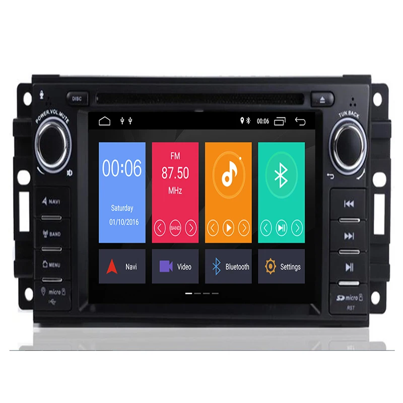 Excellent 8 Core px5 Android 9.0 Car DVD Radio GPS Stereo For Jeep Liberty Wrangler Compass Commander Grand Cherokee Dodge Caliber Journey 3