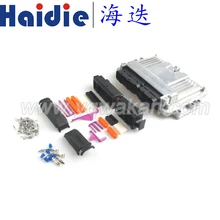Free shipping 121p ECU SET Aluminum Enclosure Box with 121pin Case Motor Car LPG CNG Conversion Male Female Auto Connector