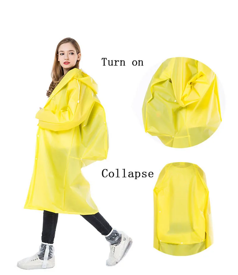 Hooded Jacket Raincoat With Backpack Poncho Transparent Camping Waterproof Rainwear Outdoor Sports Tool Cycling Climb Equipment (5)