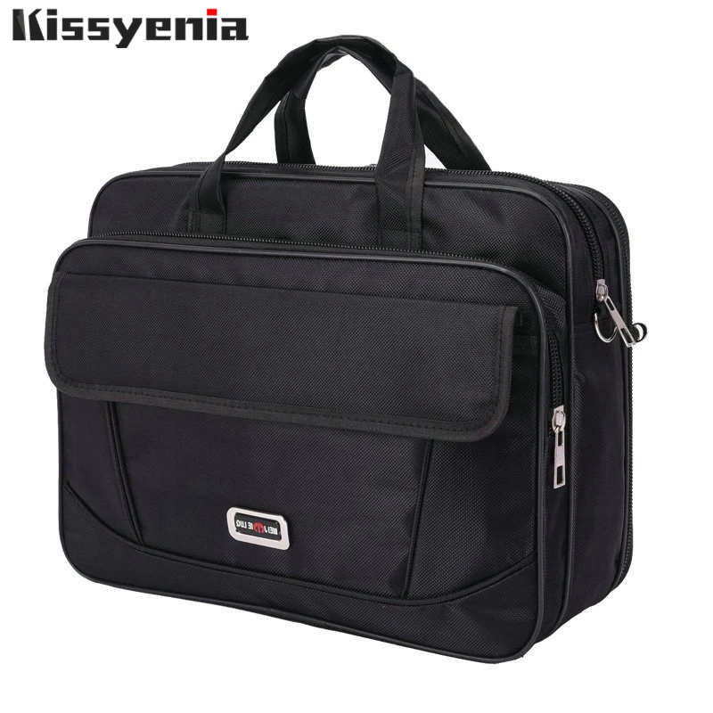 Kissyenia العلامة التجارية للماء النايلون محمول حقيبة الرجال حقيبة السفر حقيبة كمبيوتر محمول للأعمال الرجال حقيبة بولسا الغمد KS1317