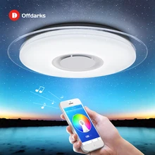 Lamps Music-Light Ceiling-Lamp Bedroom OFFDARKS Modern Led Smart Bluetooth 52W 48W APP