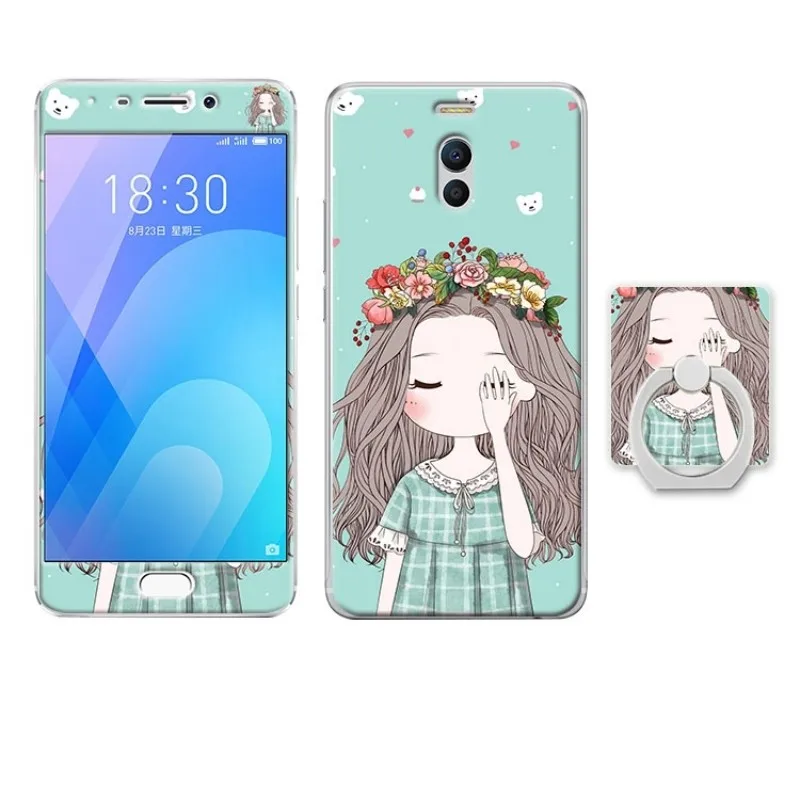 Meizu M6 note case cover glass screen protector  (16)