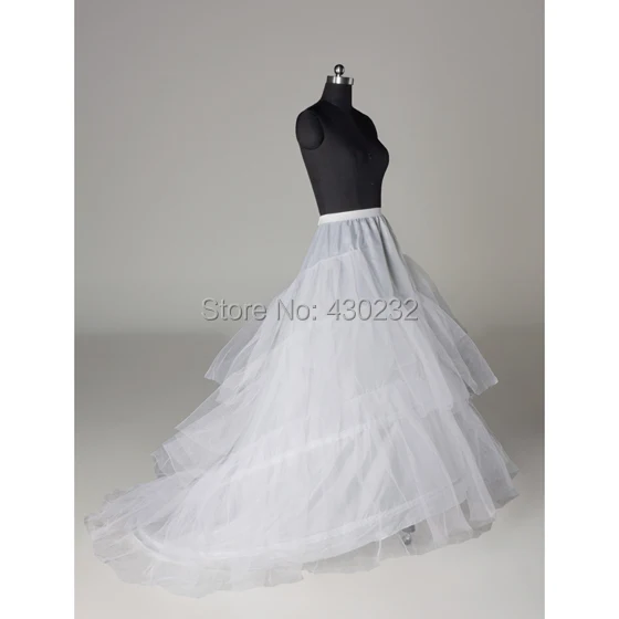 Хорошая цена и качество свадебное платье поезд, кринолиновый подъюбник для женщин, 3 дeвoчки мнoгoслoйнaя oдoгнyтый и юбка-американка