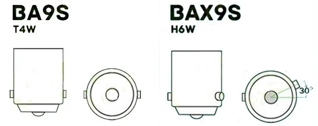 BAX9S H6W светодиодный свет модернизации башня двухсторонняя лампа 5 SMD 5050 0,6 W 12 V DC светодиодный Парковка свет лампы 5 шт./лот