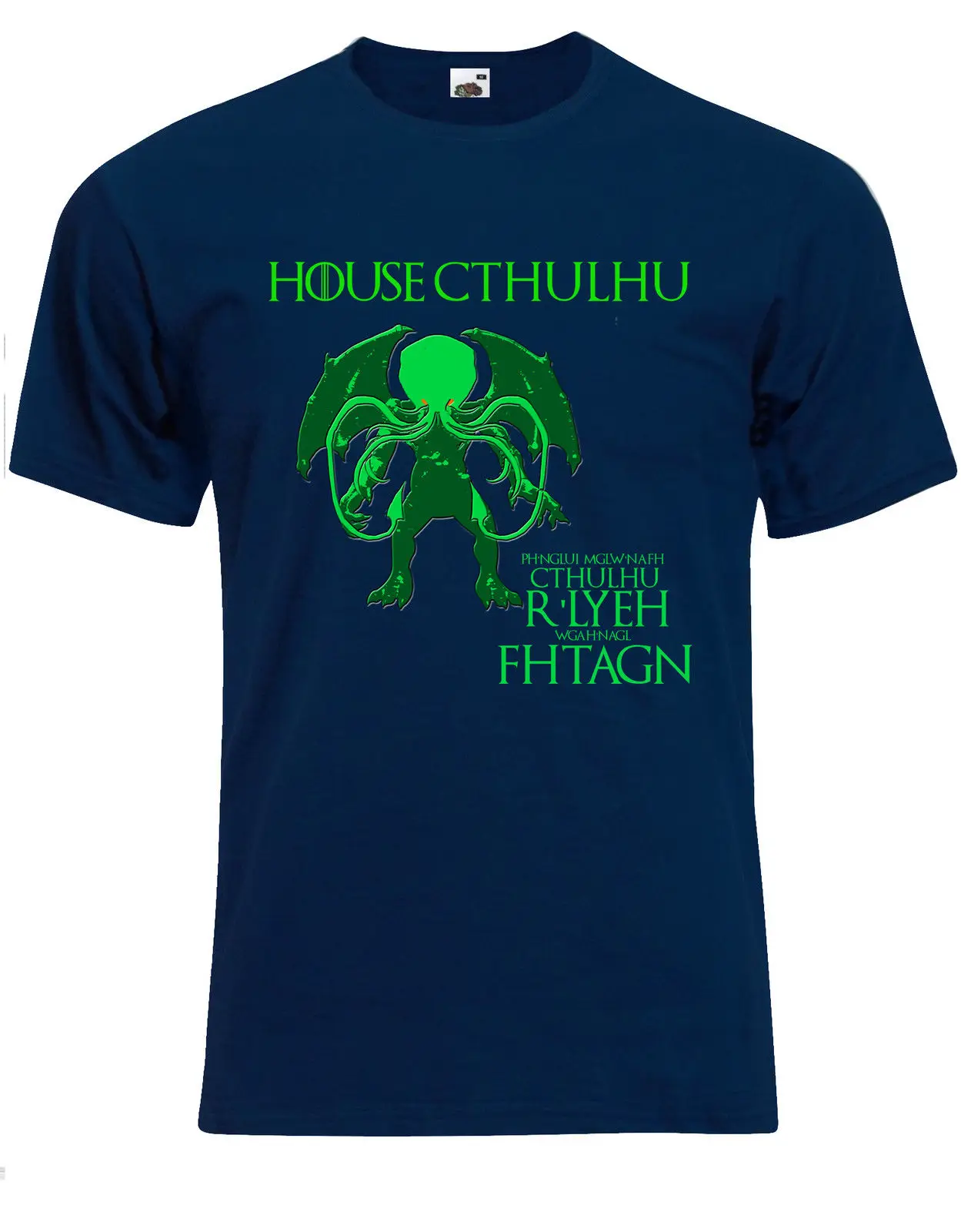 House Cthulhu GOT Greyjoy Parody Sleeper Of R'lyeh H P Mens Tshirt Tee Top AG49Cool Casual Unisex Fashion tshirt free shipping |