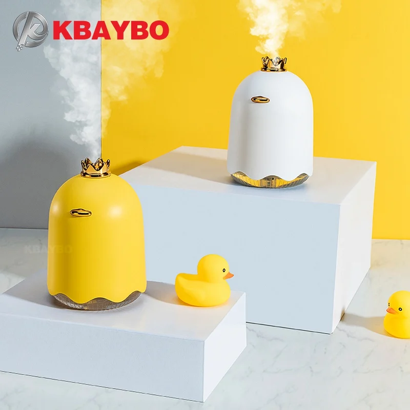 

KBAYBO 250ml USB Aroma Essential Oil Diffuser Ultrasonic Cool Mist Humidifier with LED Night Light Mini Fan for Office and Home