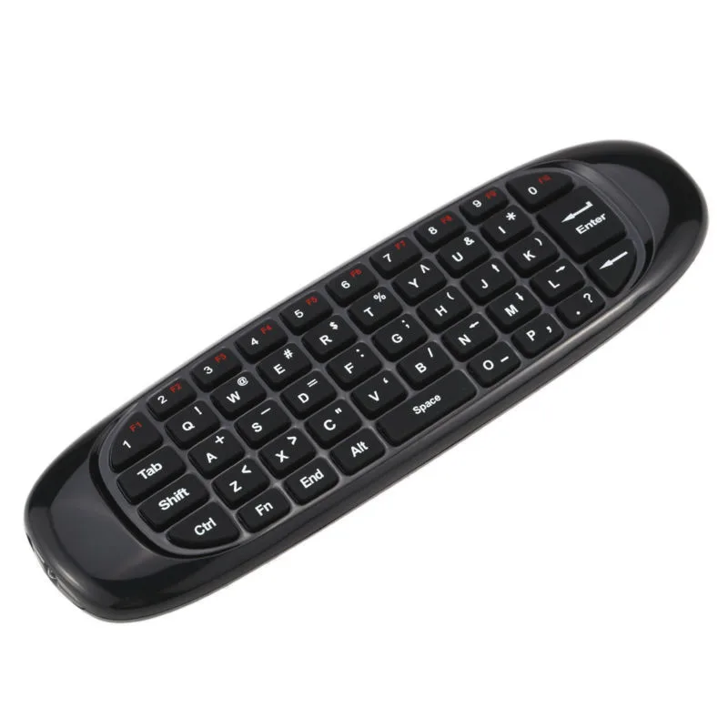 Русский Английский C120 Fly Air mouse 2,4G мини беспроводная клавиатура перезаряжаемый пульт дистанционного управления для Android tv пульт дистанционного управления tv Box PC