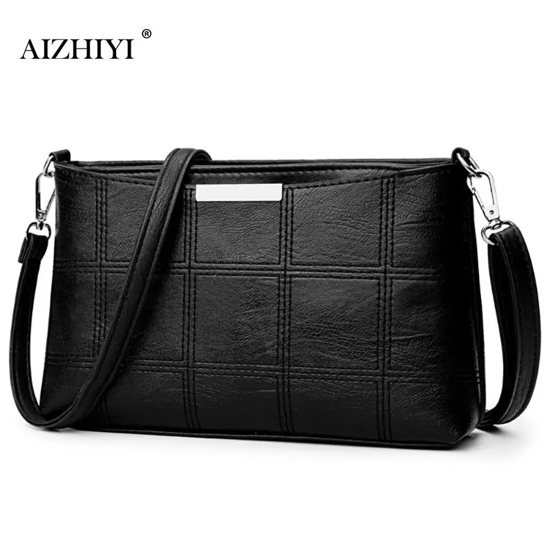 

Luxury Handbags Women Plaid Designer Handbag 2019 Fashion New Quality PU Leather Messenger Bag Female Girls Party Elegant Clutch