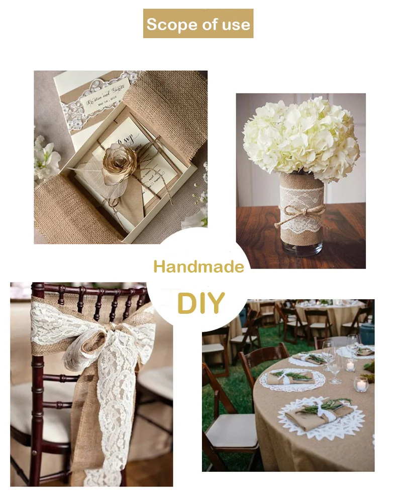 Burlap Ribbon 10