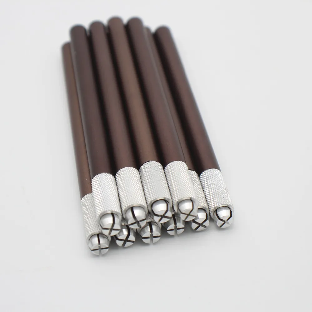 

10 Pcs New Professional Microblading Pigment Micro blade Manual Eyebrow Tattoo Pen 3D Eyebrow Embroidery