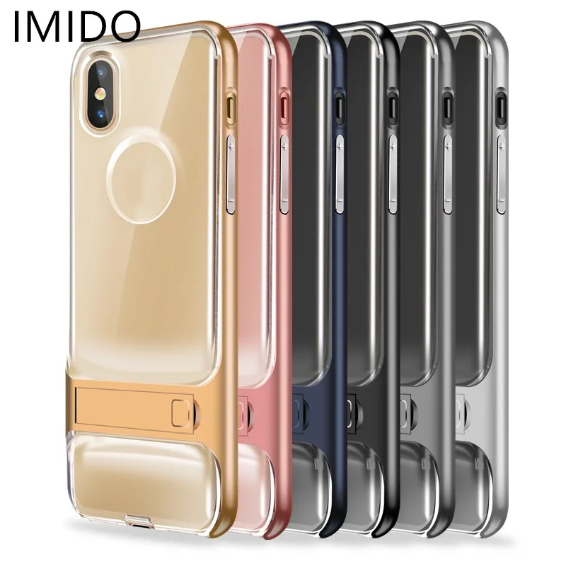 TPU + PC 360 градусов защитный чехол для телефона iPhone X 8 7 6 6s прозрачного ударопрочного