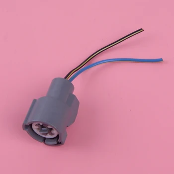 

DWCX IAT Intake Air Temperature Fan Knock Coolant Temp Sensor Connector Plug Pigtail Fit for Honda Civic B D H F Engines