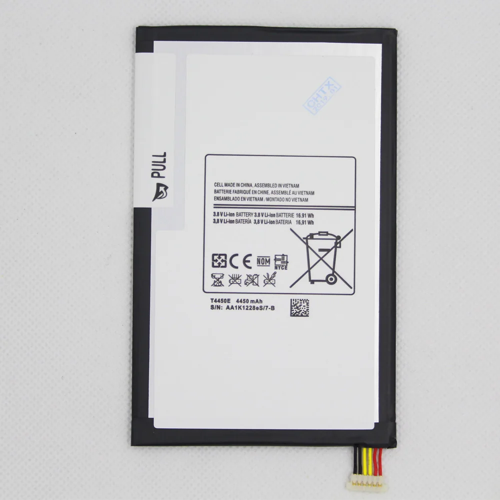 

ISUNOO 4450mAh Tablet Battery T4450E For Samsung GALAXY Tab 3 8.0 T310 T311 T315 T4450E Internal Replacement Batterria + Tools