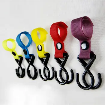 

New Random Stroller Accessories Anti-lost Hooks Baby Stroller Pram Pushchair Hanger Hanging Hooks Tool P10