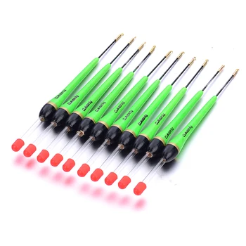 

2015 Luminous Glow Fishing Float 5g 10pcs set 21cm Balsa Fishing Float Lightstick Fishing Glow Stick For Fishing Float Bobbers