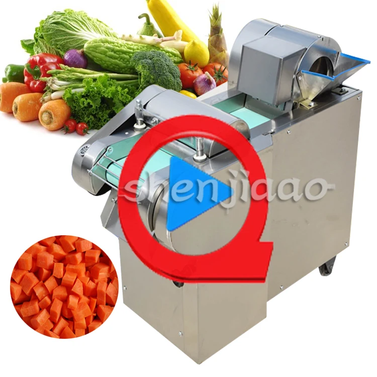 Коммерческий слайсер для овощей Лук нарезки машина для производства картофеля Электрический картофеля резак моркови резки машина 110 V/220 V/380 V