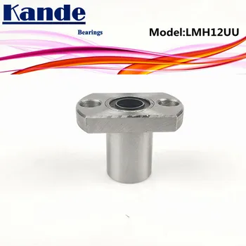 

Kande Bearings LMH12UU LMH12 2pcs/lot LMH12 UU Oval Flange Linear Ball Bearing dr:12mm