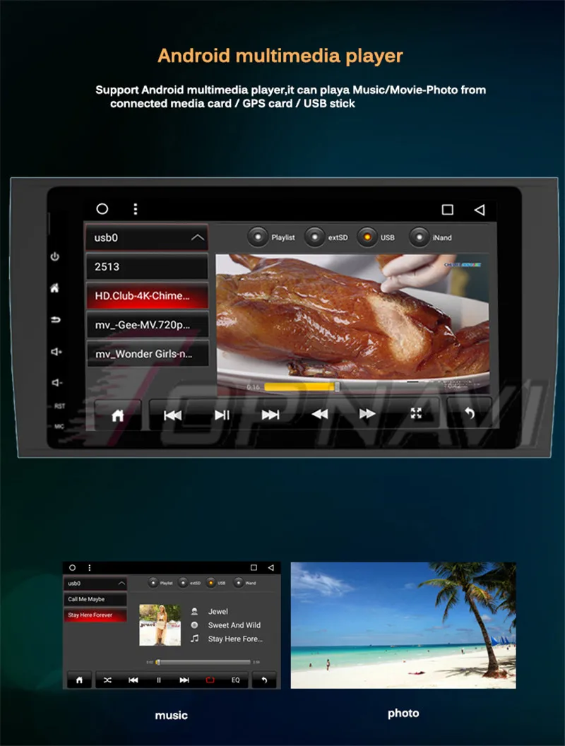 double din For Porsche Cayenne 2004