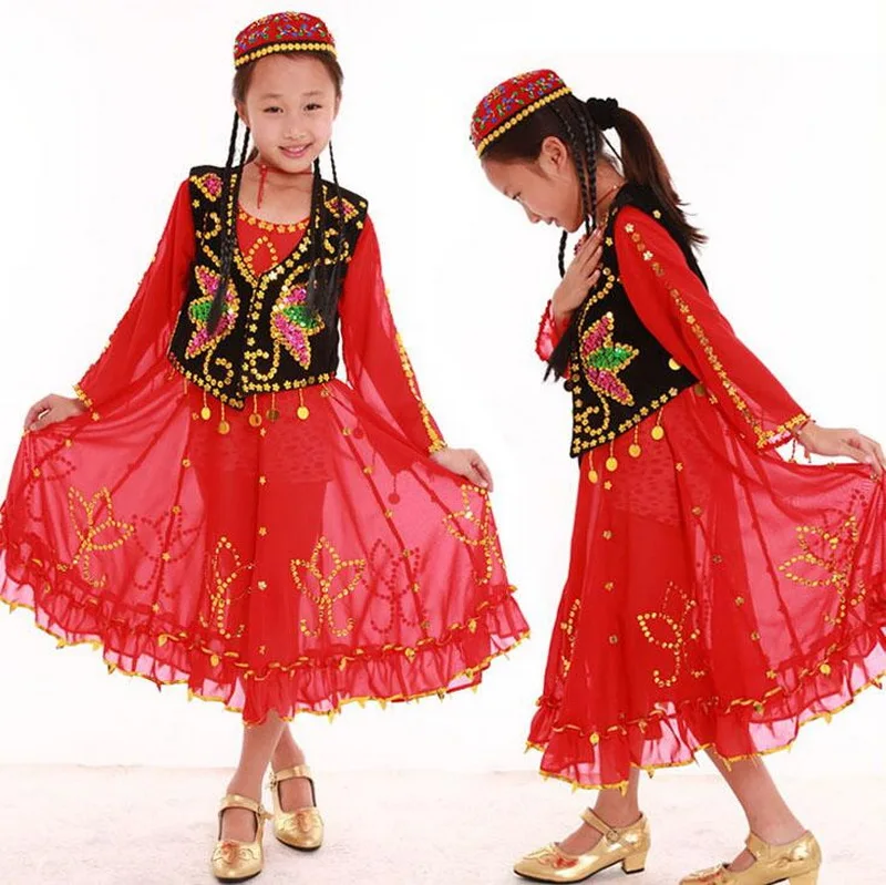 

Children Dance Performance Costumes Siamese Children's Wear Dress