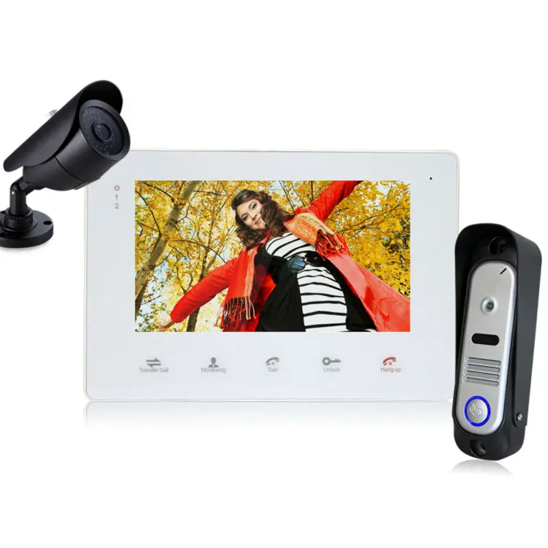 Homefong 7 Video Intercom Doorbell Rainproof font b Door b font Phone font b Camera b