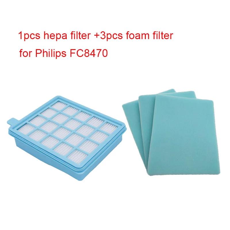 

4pcs/lot Filter Mesh HEPA FILTER BUFFALO-MISTRAL For Philips Vacuum Cleaner FC8470 FC8471 FC8472 FC8473 FC8474 FC8476 fc8634