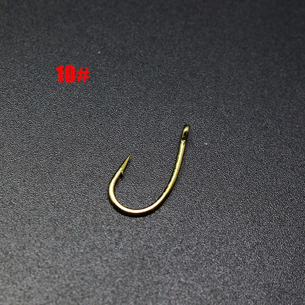 5 размеров рыболовные крючки для рыбалки 10#12#14#16#18# рыболовные крючки для привязывания для сухих/Нимфа мух надежный хвостовик обратный изгиб крючки - Цвет: size 10