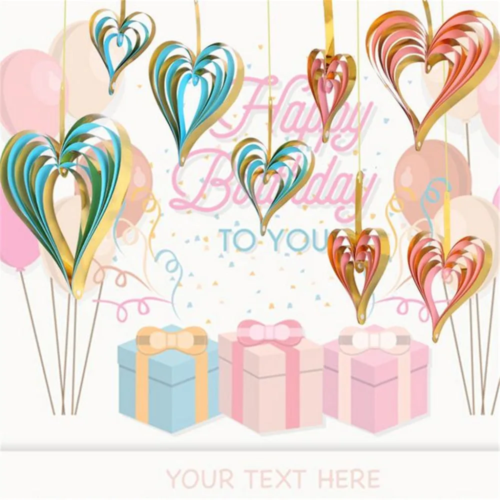 Modern Creative Love Hanging Birthday Valentine's Day Party Decoration Pendant Wedding Gift (4)