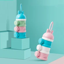 1 шт. 3 слоя портативный контейнер для детского питания коробка Essential зерновых мультфильм молоко Бутылочки для присыпки Дети Ясельного возраста формула контейнер для молока