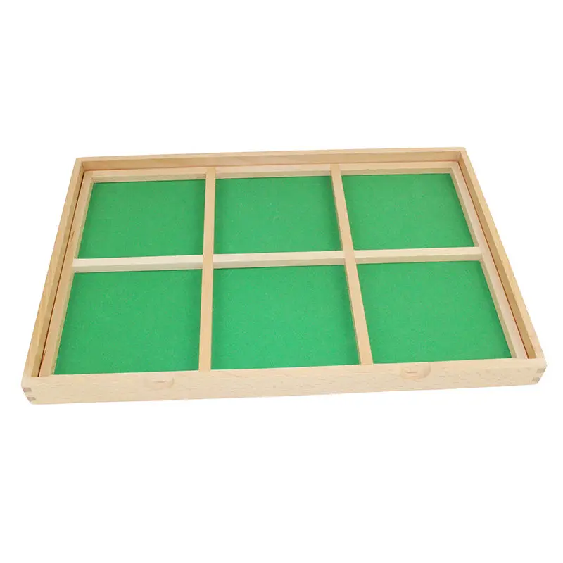  Baby Wooden Toys Montessori Material Education Toys Geometric Demonstration Tray Round Square And T