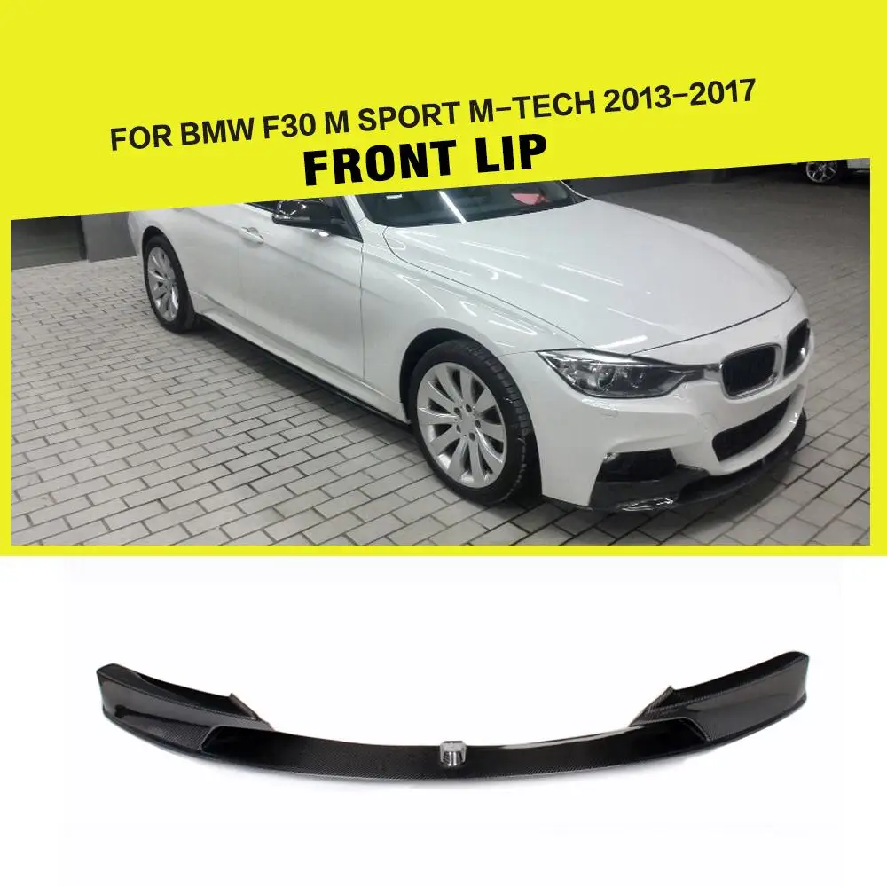 For BMW 3 series F30 M Tech M Sport Car Front Bumper Lip Spoiler Apron