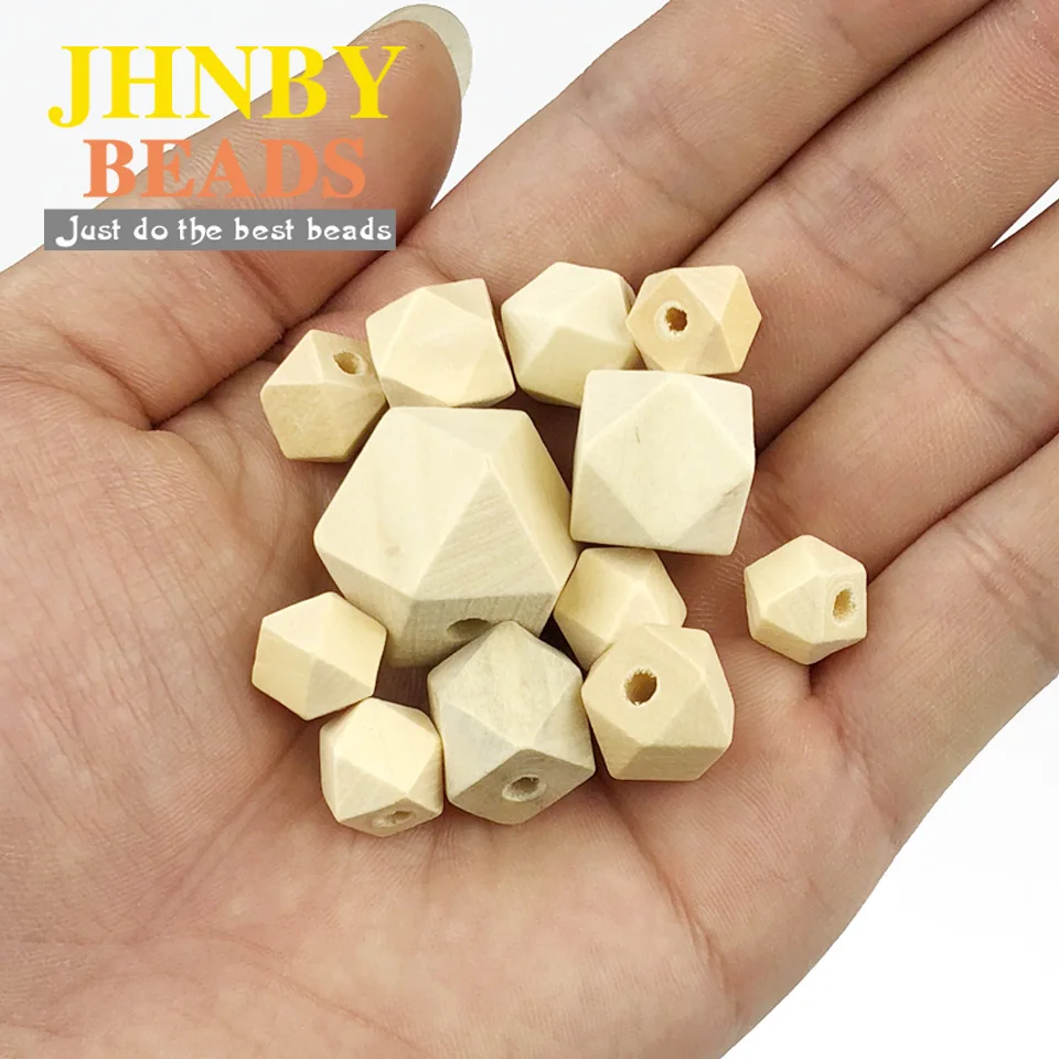 

JHNBY AAA Natural Wood Beads 10~20MM Octagonal Spacer Loose Beads Jewelry for DIY Wooden Handmade Necklace&Bracelets accessories