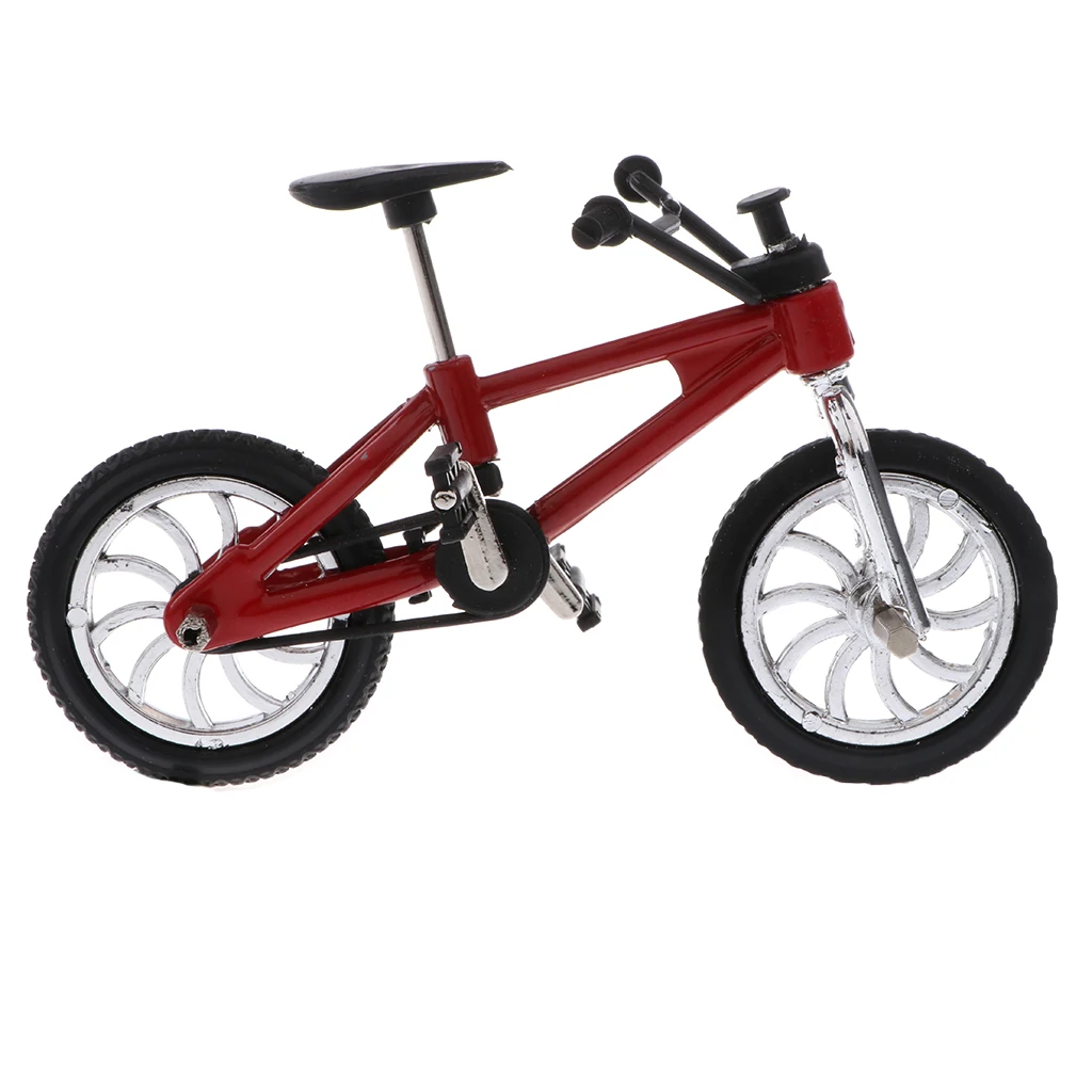 1:24 Miniature Alloy Finger Bike Mountain Bicycle Diecast Vehicle  Model Desk Gadget Toy