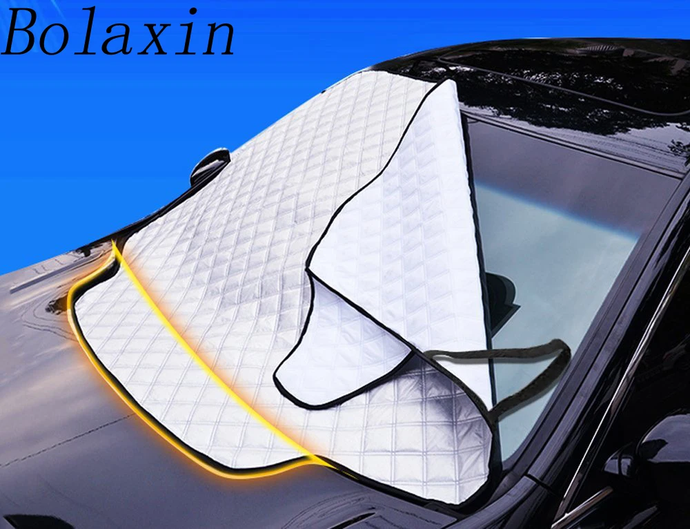 

New Bolaxin Auto Snow Cover Car Windshield Windscreen Shade Sunshade Sun Visor Blind Front Window Screen Ice Frost for Most Cars