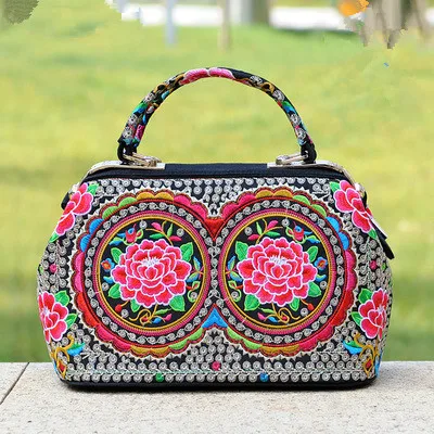 الأزياء المطرزة الوطنية حقيبة يد للتسوق! لطيفة الأزهار التطريز سيدة أعلى-حقائب بيد كل مباراة خمر قماش الناقل الأزياء المطرزة الوطنية حقيبة يد للتسوق! لطيفة الأزهار التطريز سيدة أعلى-حقائب بيد كل مباراة خمر قماش الناقل