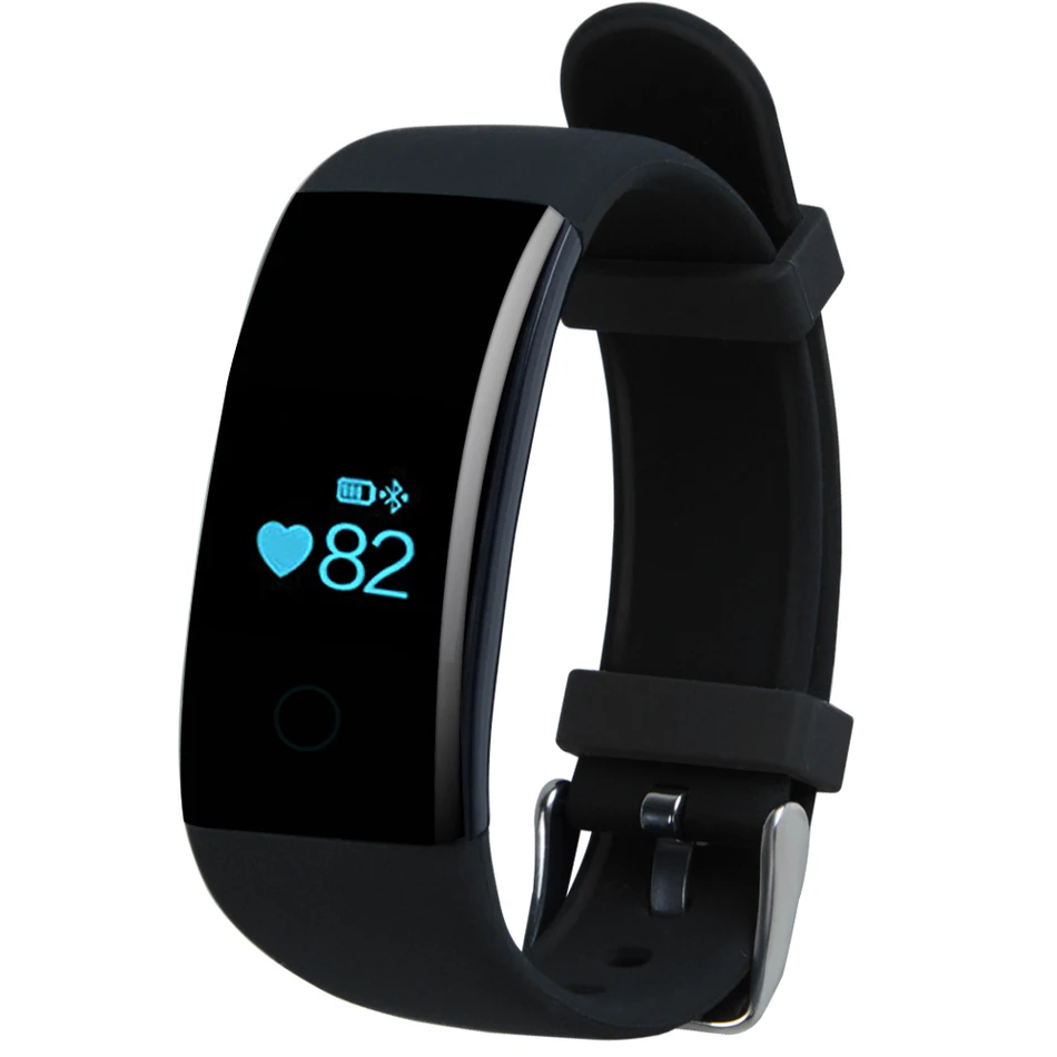 

2016 New Bluetooth Smart Bracelet Waterproof Fitness Tracker Heart Rate Monitor Pedometer Smart Wristband Band for Android IOS